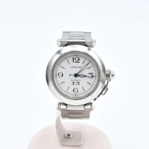 カルティエ パシャC ビッグデイト 白文字盤 SS/AT W31044M7 買取実績【買取日：2025年11月11日】