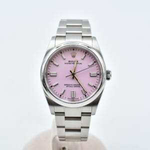 ロレックス オイスターパーペチュアル キャンディーピンク文字盤 SS/AT 126000 買取実績【買取日：2026年1月27日】