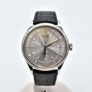 ロレックス チェリーニ 黒文字盤 WG×革/AT 50509 買取実績【買取日：2026年1月24日】