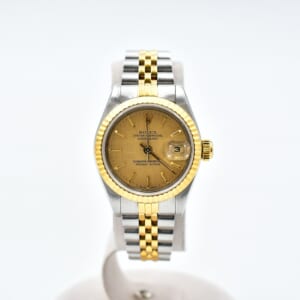 ロレックス デイトジャスト シャンパンモザイク文字盤 SS×YG/AT 69173 買取実績【買取日：2026年1月27日】