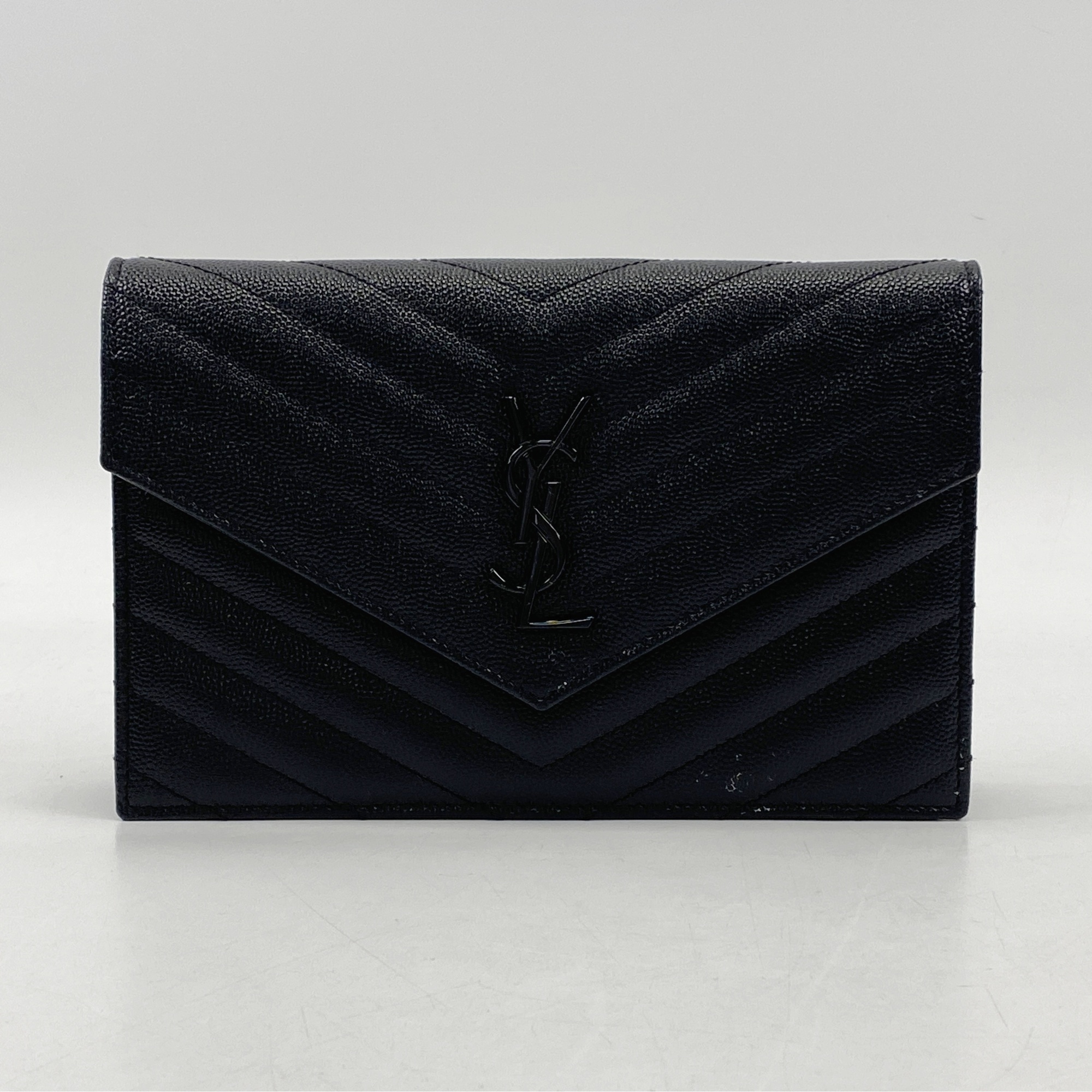 サンローラン カサンドラ チェーンショルダーバッグ ブラック レザー 393953 Bランク