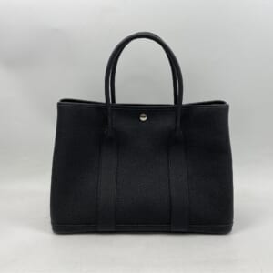 エルメス ガーデンパーティPM ノワール ネゴンダ SV金具 K刻印