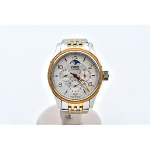 オリス オリス ビッグクラウン コンプリケーション ムーンフェイズ クロノグラフ 白文字盤 SS×AT 買取実績【買取日：2025年7月22日】