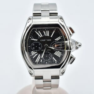 カルティエ ロードスタークロノXL 黒文字盤 SS/AT W62020X6 買取実績【買取日：2025年10月1日】