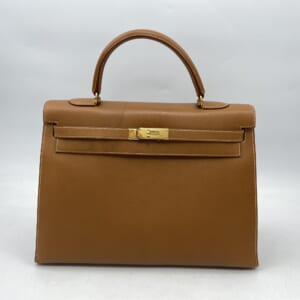 エルメス ケリー35 外 ゴールド クシュベル GD金具 □A刻印 買取実績【買取日：2025年11月14日】