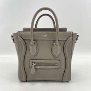 セリーヌ ラゲージナノ 2WAYショルダーバッグ レザー グレージュ 買取実績【買取日：2026年1月17日】