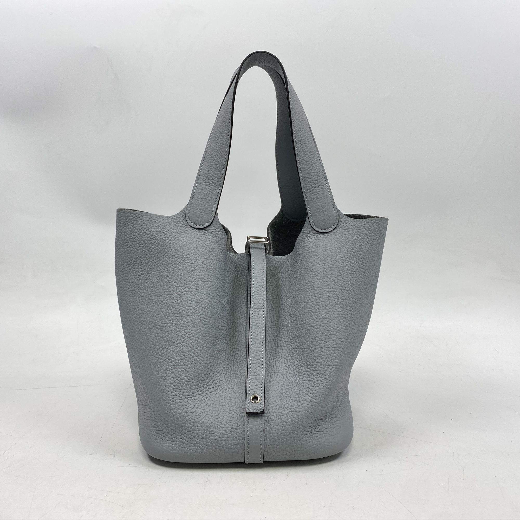 エルメス ピコタンロックMM グリパンタン トリヨンクレマンス SV金具 K刻印 Bランク