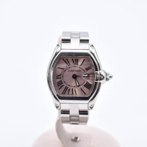 カルティエ ロードスターSM ピンク文字盤 SS/QZ W62017V3 買取実績【買取日：2026年1月5日】