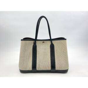 エルメス ガーデンパーティTPM ベージュ×黒 トワルアッシュ SV金具 □J刻印 買取実績【買取日：2025年9月25日】