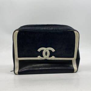 シャネル ココマーク フリンジ チェーンショルダーバッグ ホワイト×ブラック レザー GD金具 買取実績【買取日：2026年1月16日】