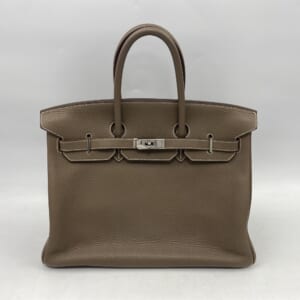 エルメス バーキン35 エトゥープ トリヨンクレマンス SV金具 □N刻印 買取実績【買取日：2026年1月20日】