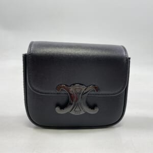 セリーヌ ミニクロード トリオンフ ショルダーバッグ 黒 レザー 買取実績【買取日：2026年1月20日】