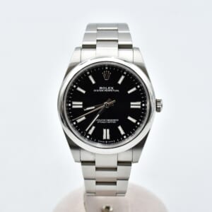 ロレックス オイスターパーペチュアル 黒文字盤 SS/AT 124300 買取実績【買取日：2026年1月24日】