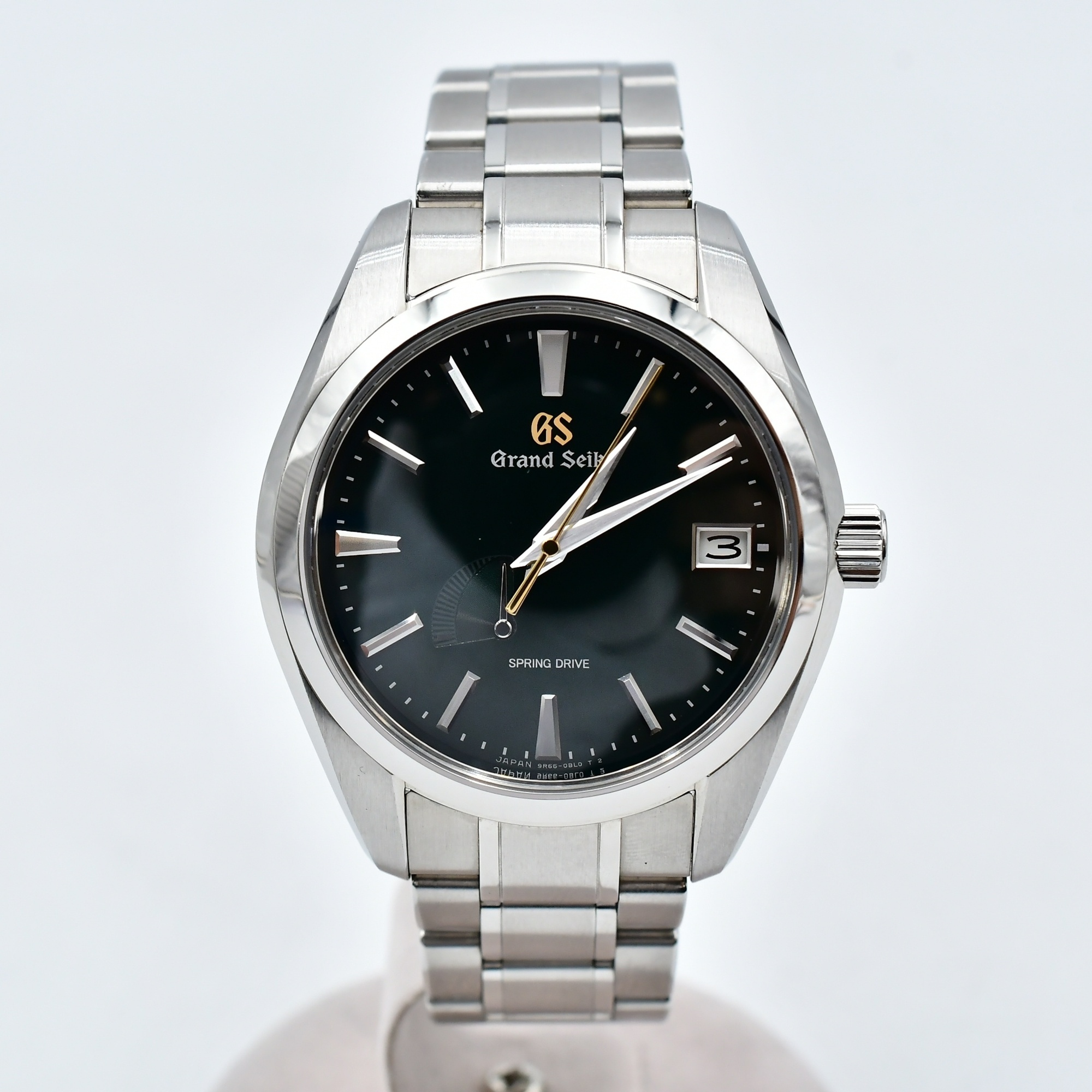 グランドセイコー スプリングドライブ 下村時計店創業150周年記念 36本限定 緑文字盤 SS/AT Aランク