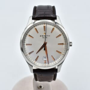 ゼニス キャプテンエリート セントラルセコンド シルバー文字盤 SS×革/AT 03.2020.670 買取実績【買取日：2026年1月16日】