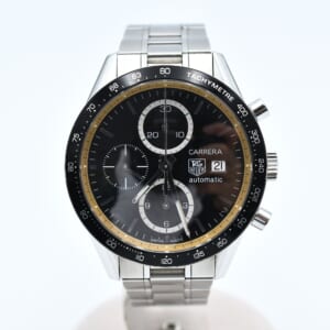タグホイヤー カレラ リングマスター ルイス ハミルトン 黒文字盤 SS/AT 500本限定 CV201V 買取実績【買取日：2026年1月4日】