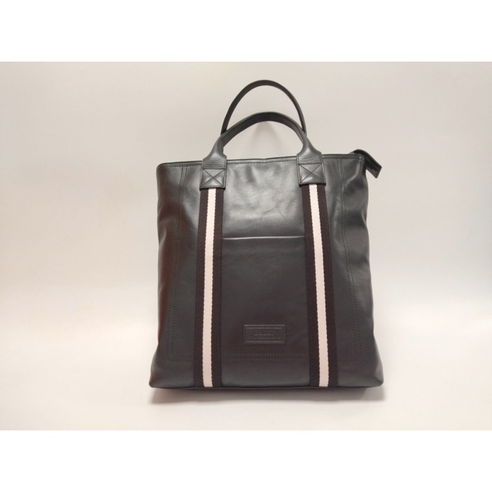 バリー 2WAY トートバッグ 黒 レザー MD/280 ABランク