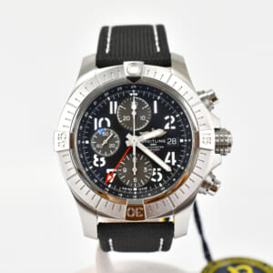 ブライトリング アベンジャークロノグラフ GMT45 黒文字盤 SS×革/AT A24315 買取実績【買取日：2024年5月31日】