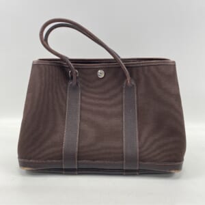 エルメス ガーデンパーティPM ネゴンダ×トワルアッシュ SV金具 ブラウン系 □J刻印 買取実績【買取日：2025年11月26日】