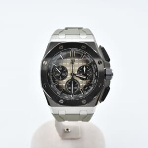 オーデマ ピゲ ロイヤルオークオフショア スモークライトグレー×黒文字盤 SS×CE×ラバー/AT 26420SO.OO.A600CA.01 買取実績【買取日：2025年11月23日】