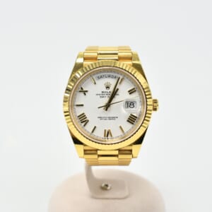 ロレックス デイデイト 白文字盤 YG/AT 228238 買取実績【買取日：2026年1月26日】