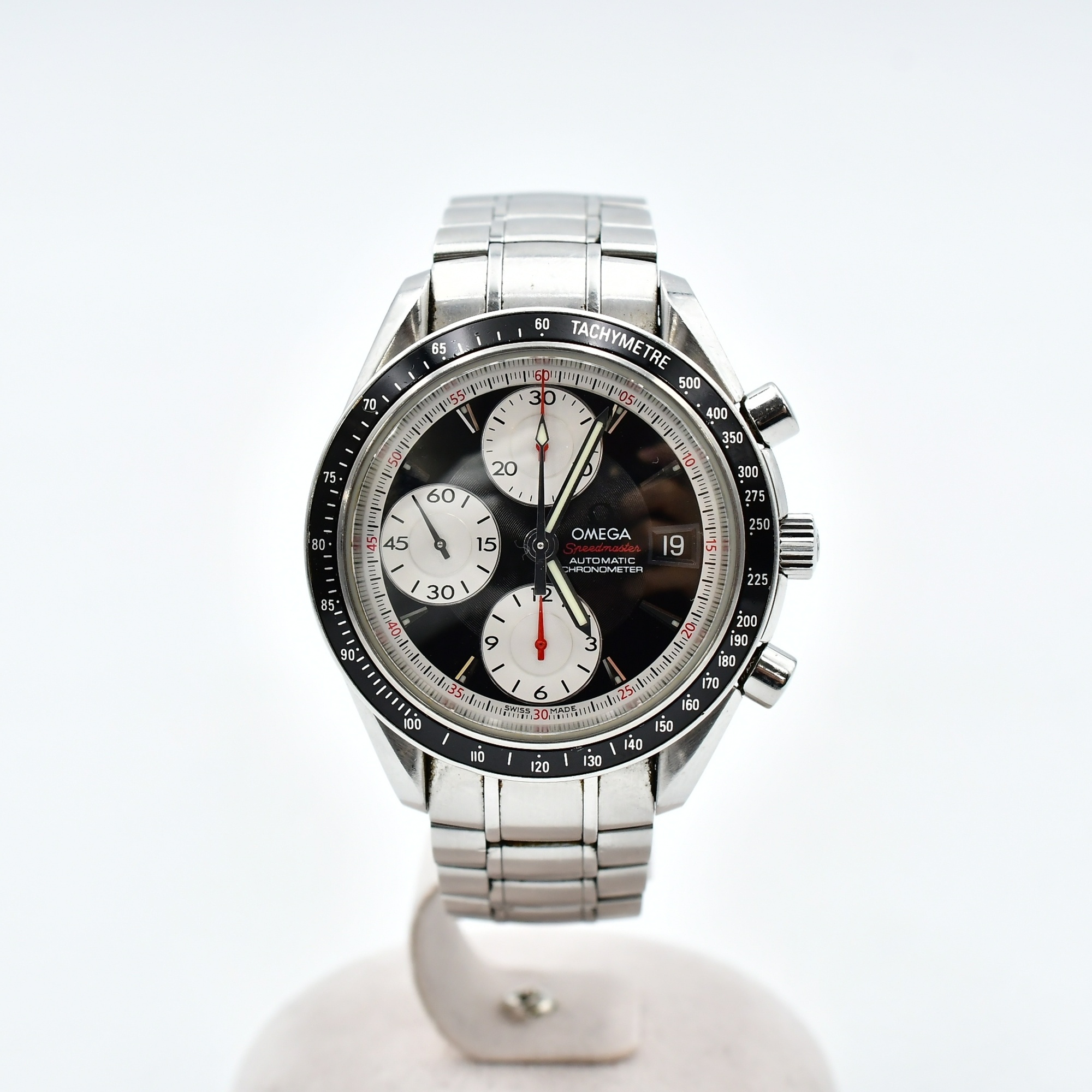 オメガ スピードマスター 黒×白文字盤 SS/AT Bランク