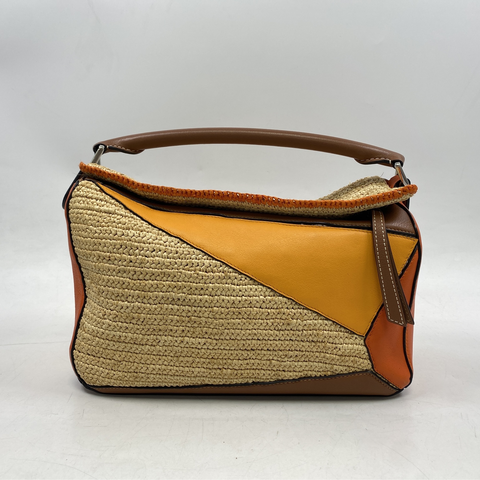 ロエベ パズルバッグ ミディアム 2WAYバッグ マルチカラー Aランク