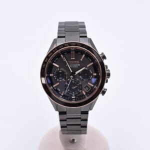 シチズン アテッサ ブラックチタン クロノグラフ 黒文字盤 Ti/ソーラー CC4074-61W 買取実績【買取日：2026年1月17日】