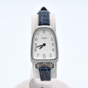 エルメス ギャロップ ドゥ エルメス MM シルバー文字盤 SS×レザー/QZ B刻印 GA1.130 買取実績【買取日：2026年1月7日】