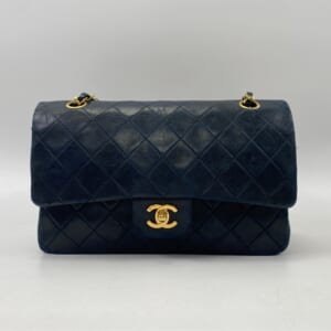 シャネル マトラッセ25 Wフラップ/Wチェーン 黒 ラム GD金具 買取実績【買取日：2026年1月17日】