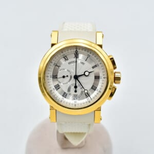 ブレゲ マリーンII クロノグラフ シルバー文字盤 YG×ラバー/AT 5827BB/12/5ZU 買取実績【買取日：2026年1月7日】