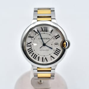 カルティエ バロンブルー シルバー文字盤 SS×YG/AT W69009Z3 買取実績【買取日：2026年1月8日】