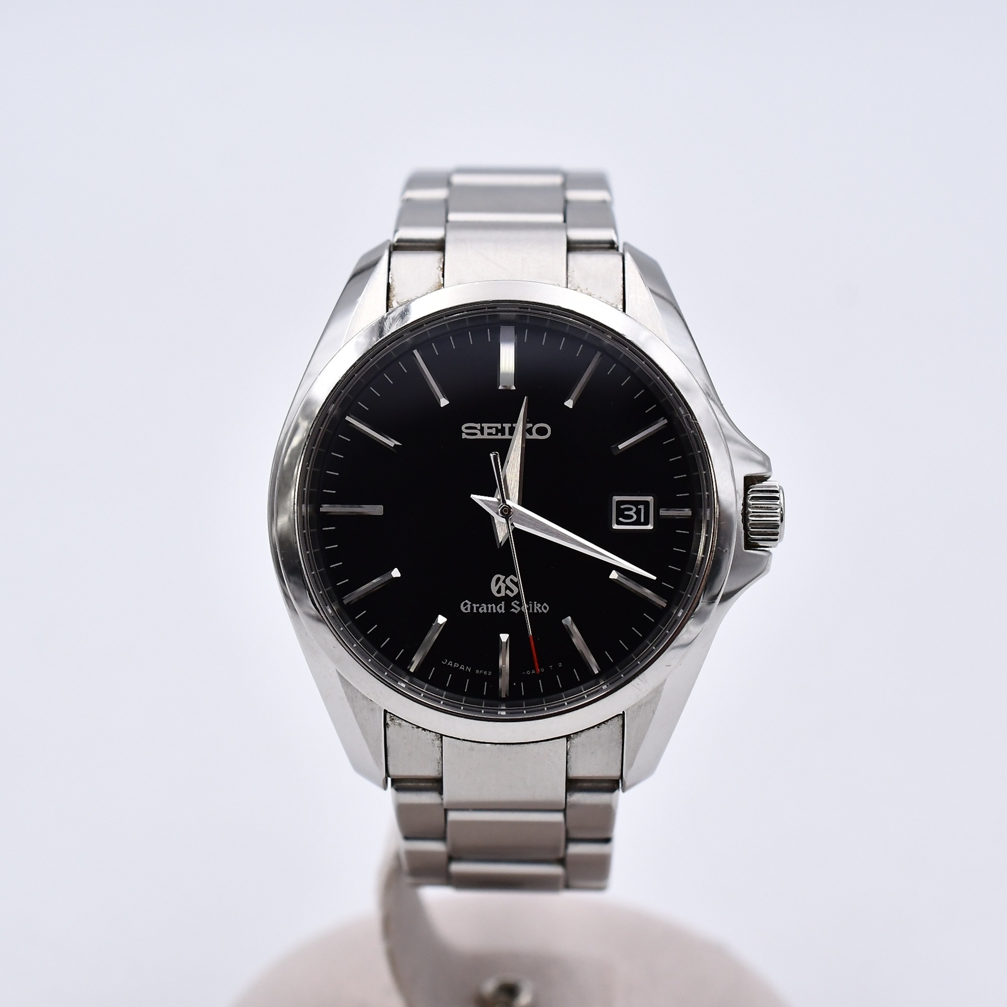 グランドセイコー スプリングドライブ 黒文字盤 SS/QZ Bランク