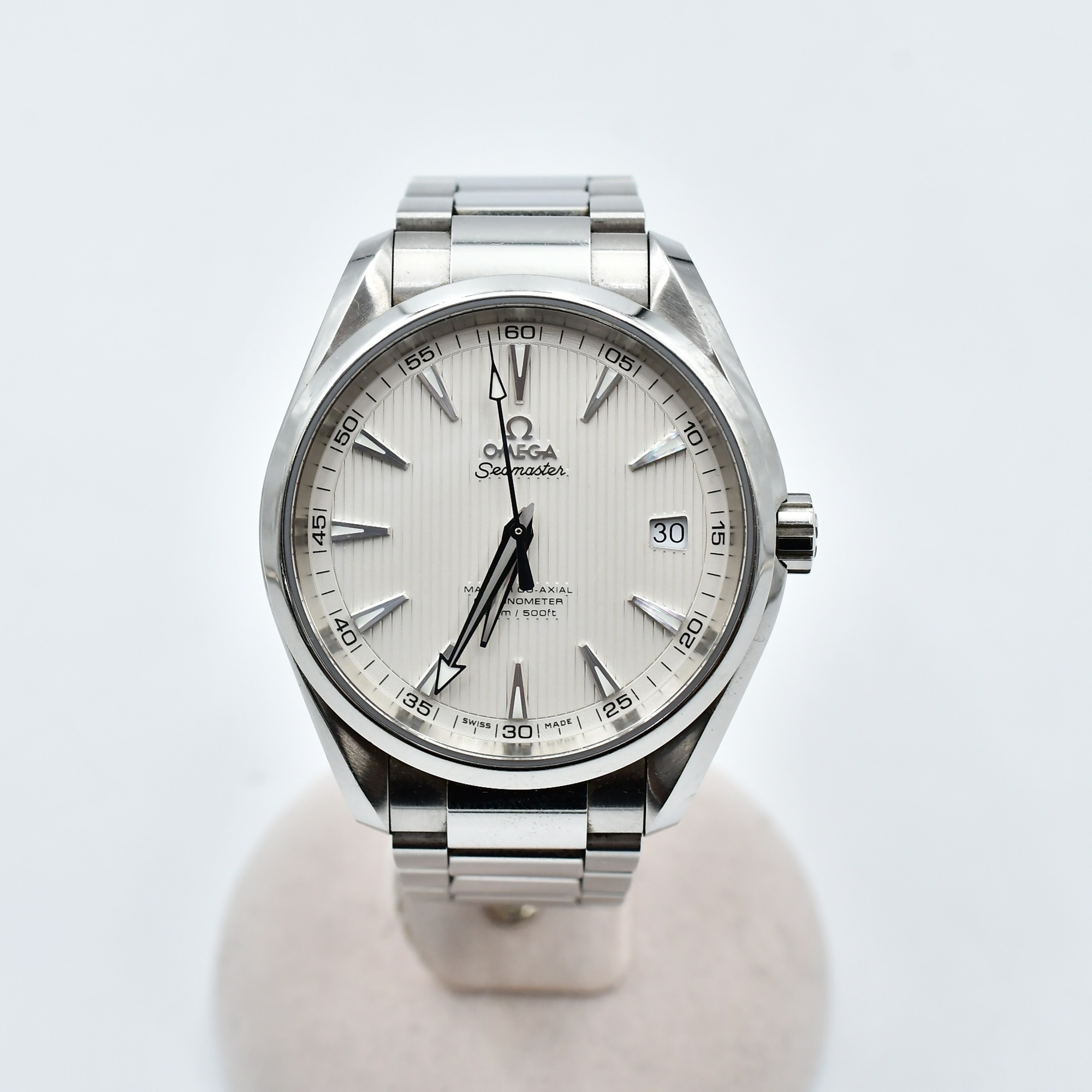 オメガ シーマスター アクアテラ 150M シルバー文字盤 SS/AT Bランク
