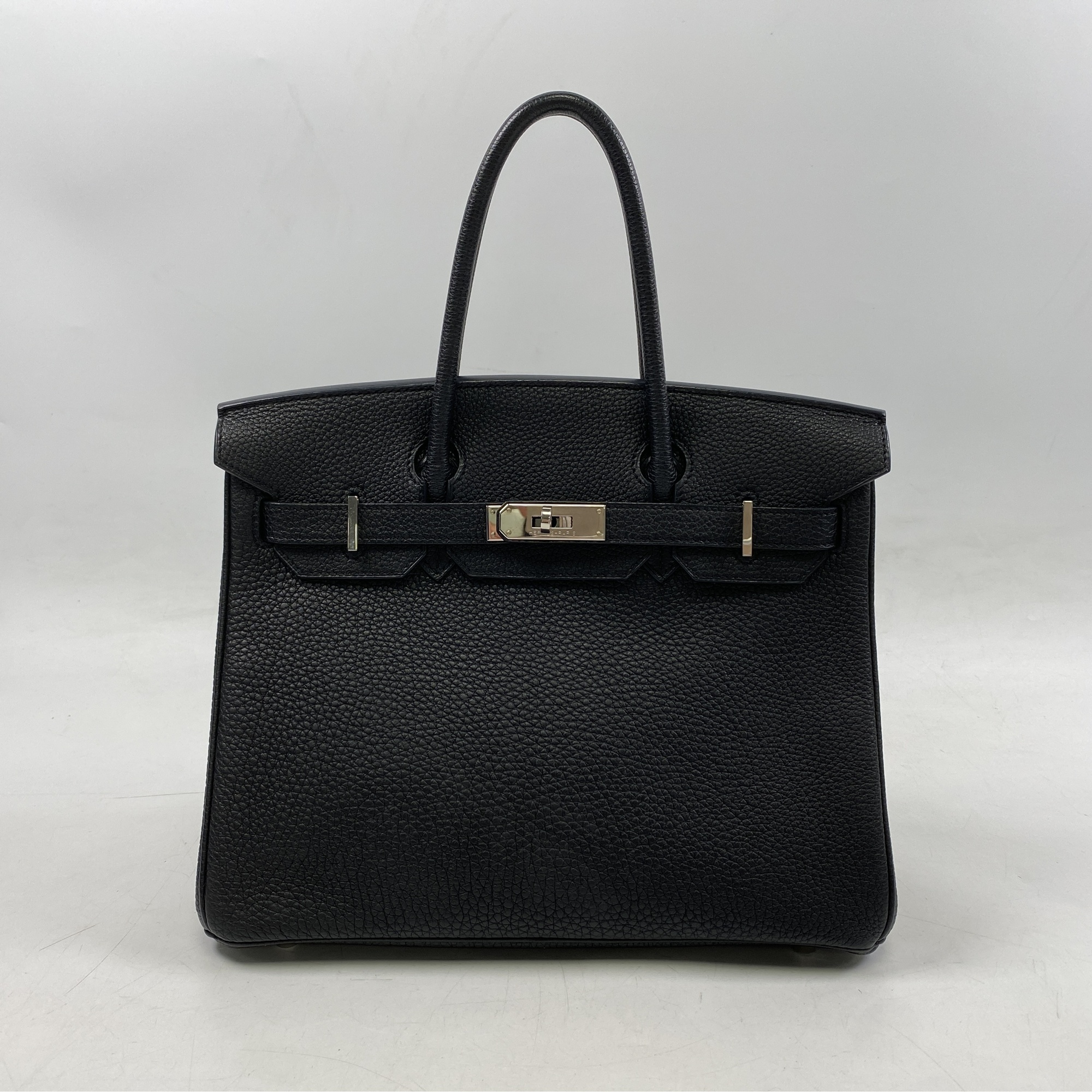 エルメス バーキン30 トゴ SV金具 黒 □M刻印 Bランク