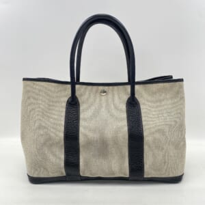 エルメス ガーデンパーティPM ハンドバッグ ベージュ トワルアッシュ×ネゴンダ キャンバス×レザー □G刻印 買取実績【買取日：2025年11月13日】