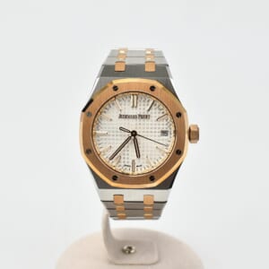 オーデマ ピゲ ロイヤルオーク オートマチック 白文字盤 SS×PG/AT 15550SR.OO.1356SR.02 買取実績【買取日：2026年1月20日】