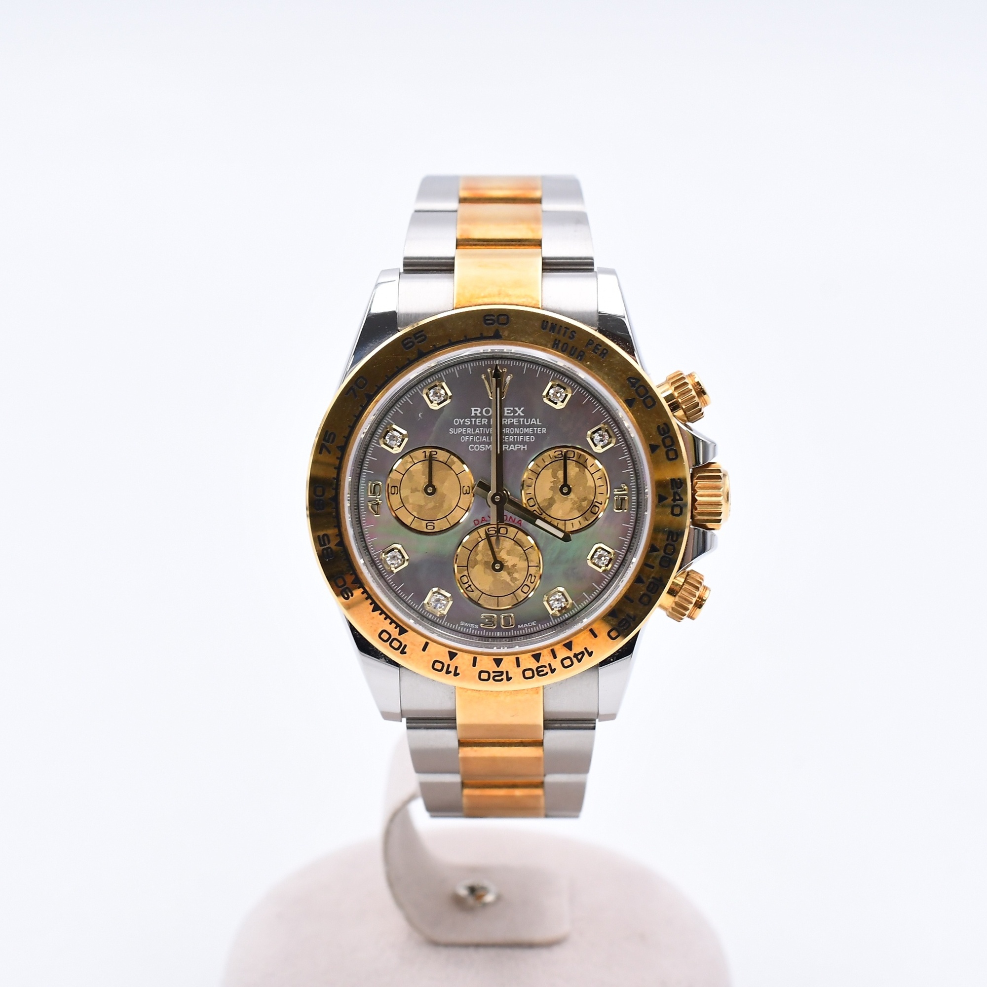 ロレックス デイトナ ブラックシェル文字盤 SS×YG/AT Bランク