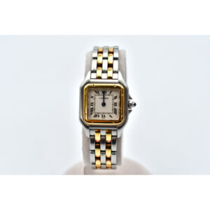 カルティエ パンテールSM 白文字盤 SS×YG/QZ W25029B6 買取実績【買取日：2025年9月23日】