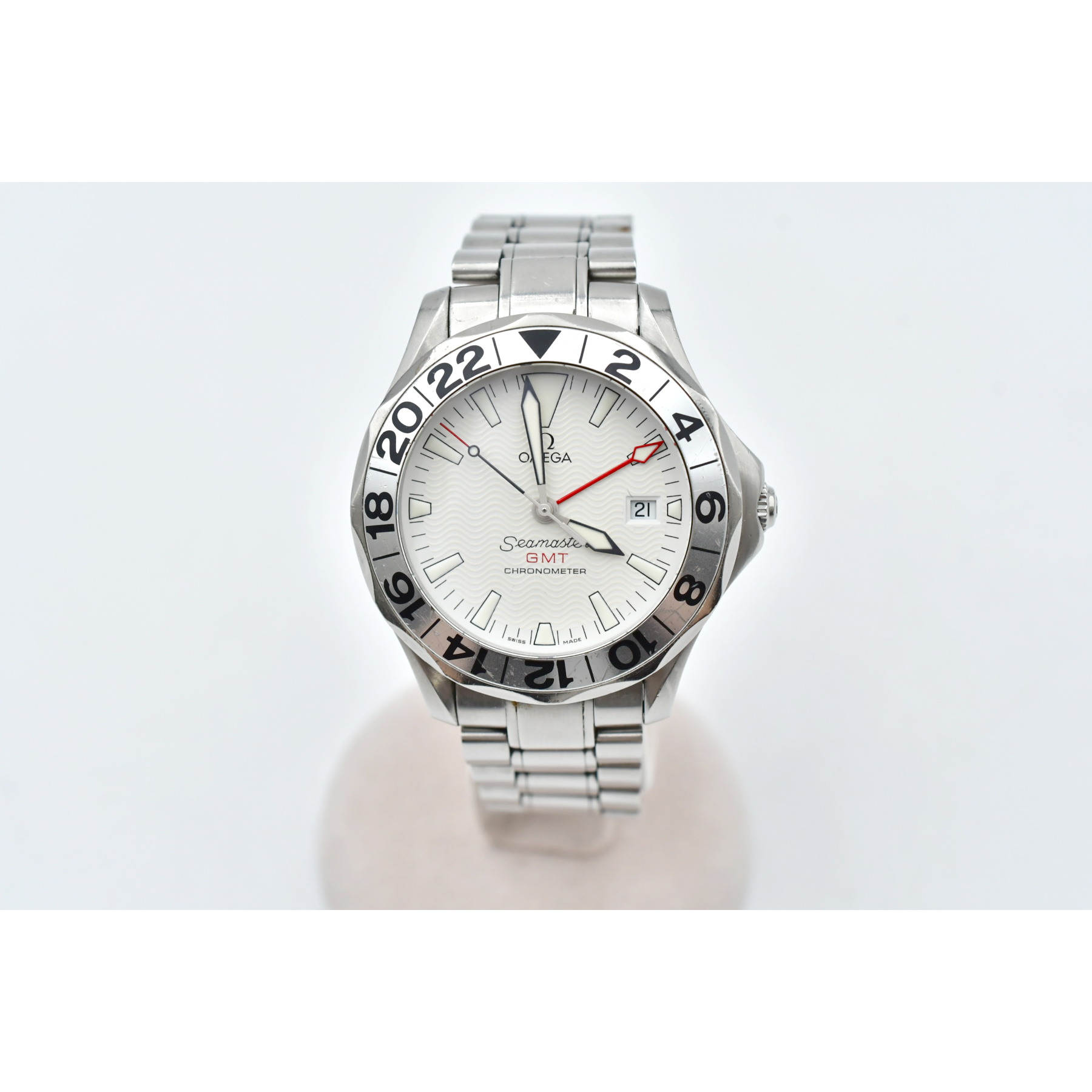 オメガ シーマスターGMT 白文字盤 SS/AT 2538.20 買取実績【買取日