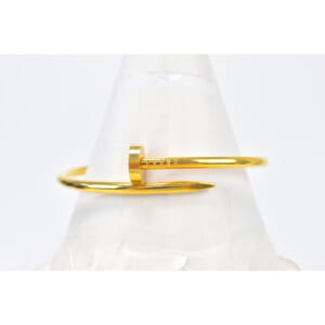 カルティエ ジュストアンクル ブレスレット 新型 Au750YG ＃18 CRB6048218 買取実績【買取日：2025年9月7日】