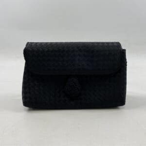 ボッテガヴェネタ イントレチャート ショルダーバッグ 黒 サテン 買取実績【買取日：2026年1月8日】