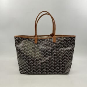 ゴヤール サンルイGM トートバッグ 黒×ブラウン PVC×レザー 買取実績