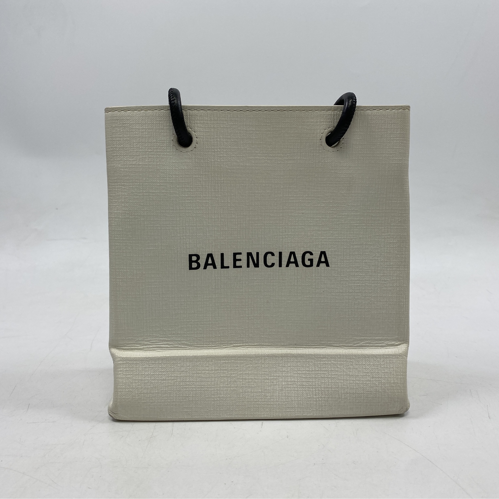 バレンシアガ ショッピングトートXXS 白 Aランク