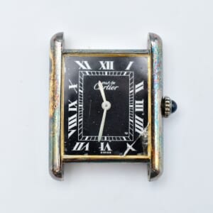 カルティエ マストタンクLM 黒文字盤 SS/手巻き 買取実績【買取日：2026年1月16日】