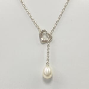 ティファニー オープンハート ラリアット パール ネックレス SV925 買取実績【買取日：2026年1月6日】