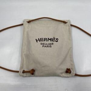 エルメス アリーヌMM ベージュ キャンバス SV金具 U刻印 買取実績【買取日：2026年1月20日】