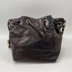 シャネル ココマーク 巾着 チェーンショルダーバッグ GD金具 ブラウン レザー 買取実績【買取日：2026年1月17日】