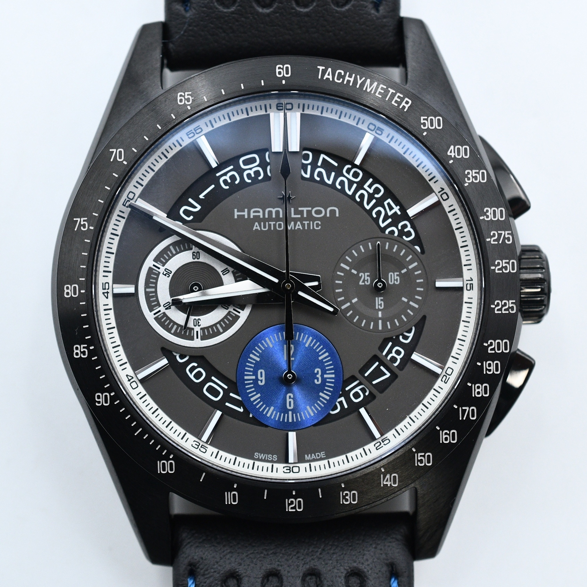 ハミルトン ジャズマスター パフォーマー オートクロノ 42mm スケルトン文字盤 SS/AT Nランク