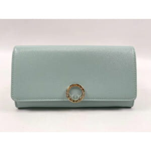 ブルガリ ブルガリブルガリ ラージウォレット 長財布 ブルー レザー 買取実績【買取日：2025年9月9日】